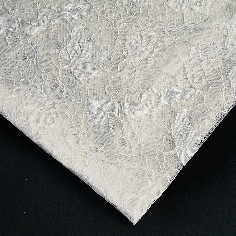 Lace Fabric Scallop Edge Wave for Women's Wear Wholesale Supplier 6